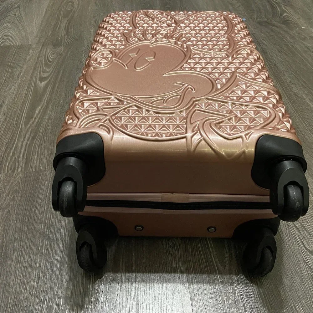 FUL x Disney Minnie Mouse Rose Gold Carry-On Spinner Suitcase Hard Luggage 21